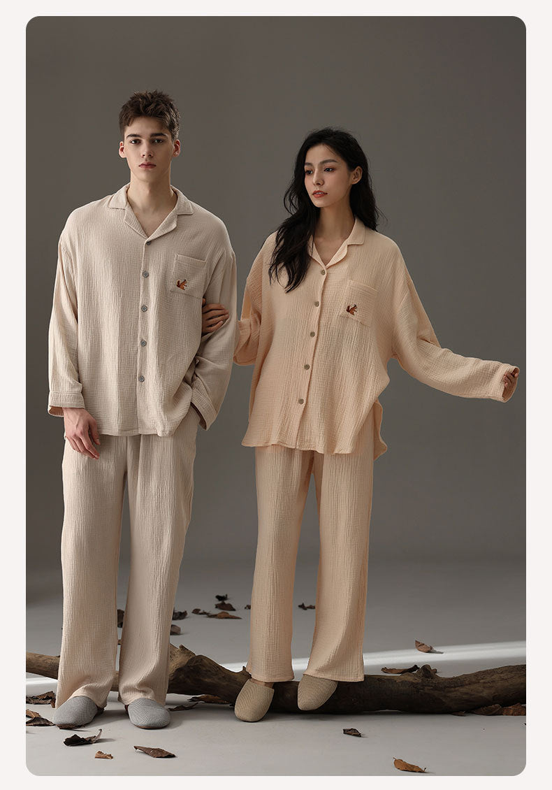 Matching Holiday Couples Pajamas Set - A-Grade Cotton