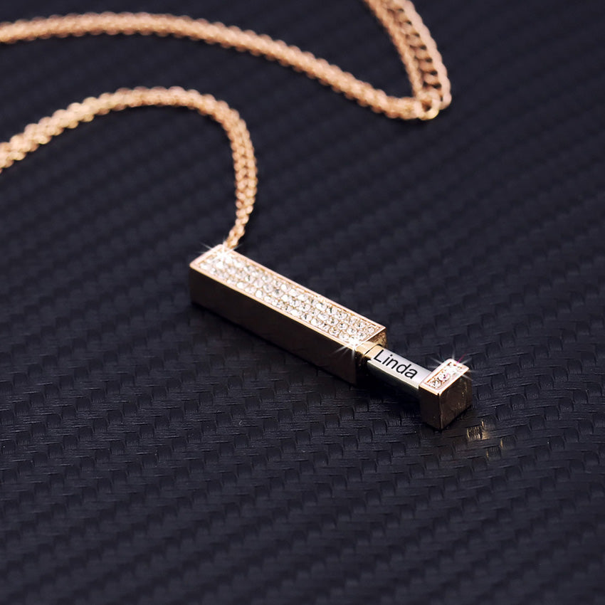 Secret Message Pendant Necklace for Her