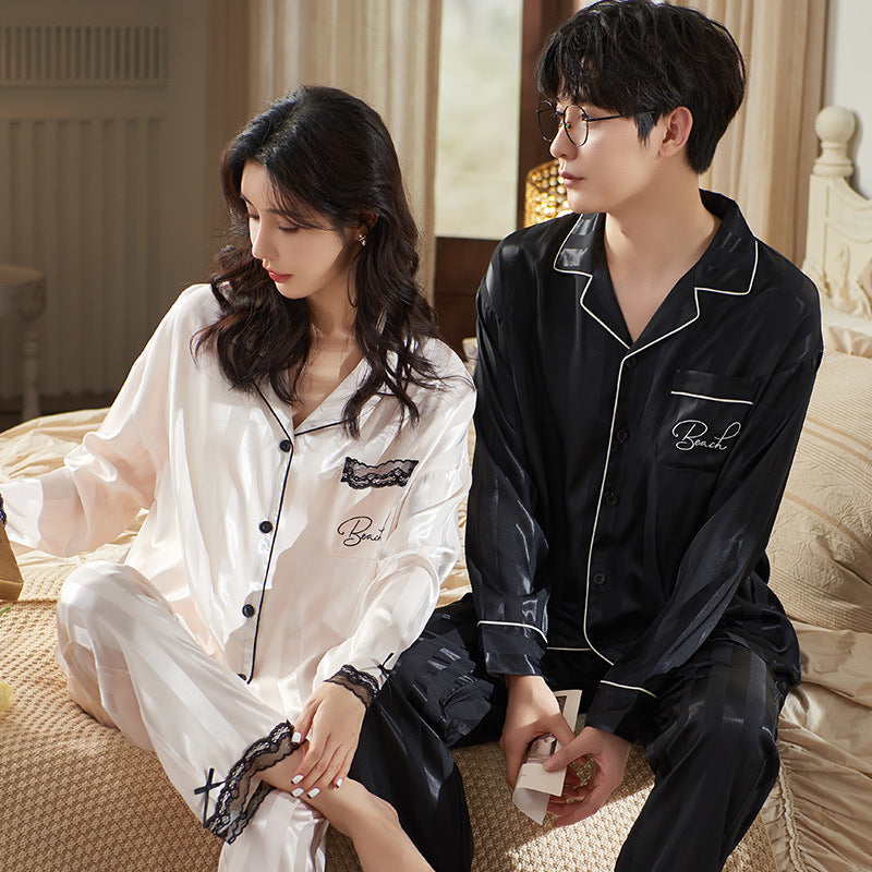 Comfortable Silk Pyjamas Set for Couples