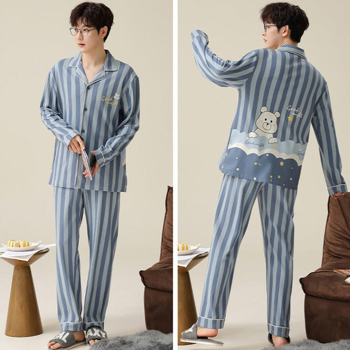 Cute Sleepwear Pajamas Set for Couples