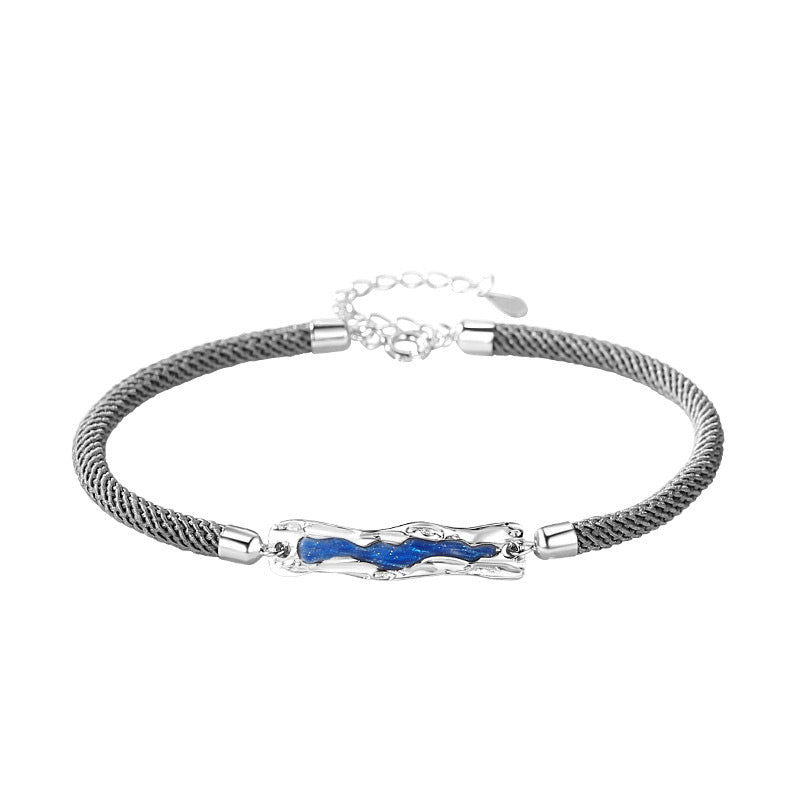 Matching Couple Promise Bracelets Sterling Silver