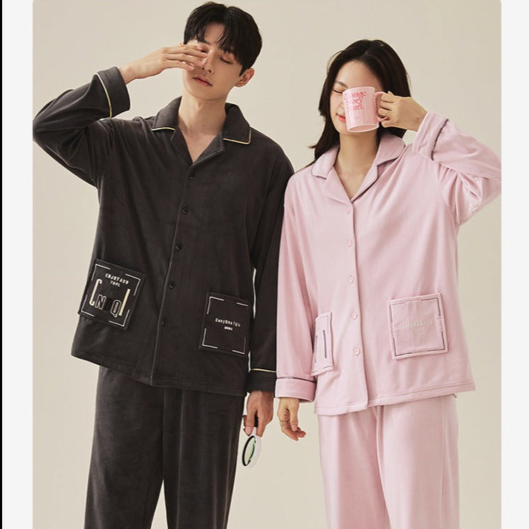 Matching Pajamas Nightwear Set for Couples