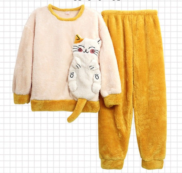Matching Couple Christmas Pajamas Set Winter Sleepwear