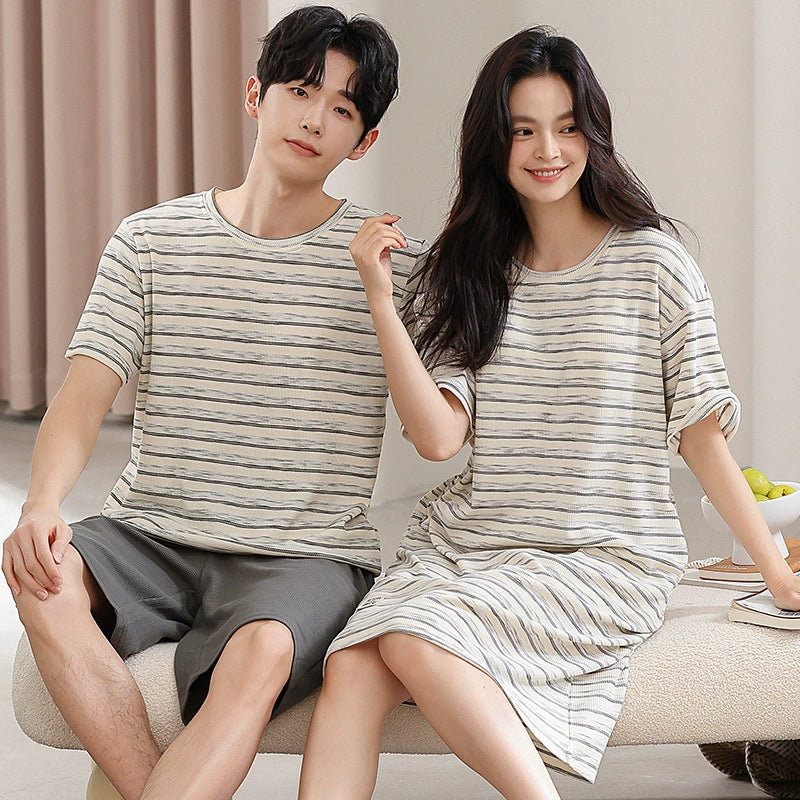Gullei™ Striped Pajamas Set 100% Organic Cotton