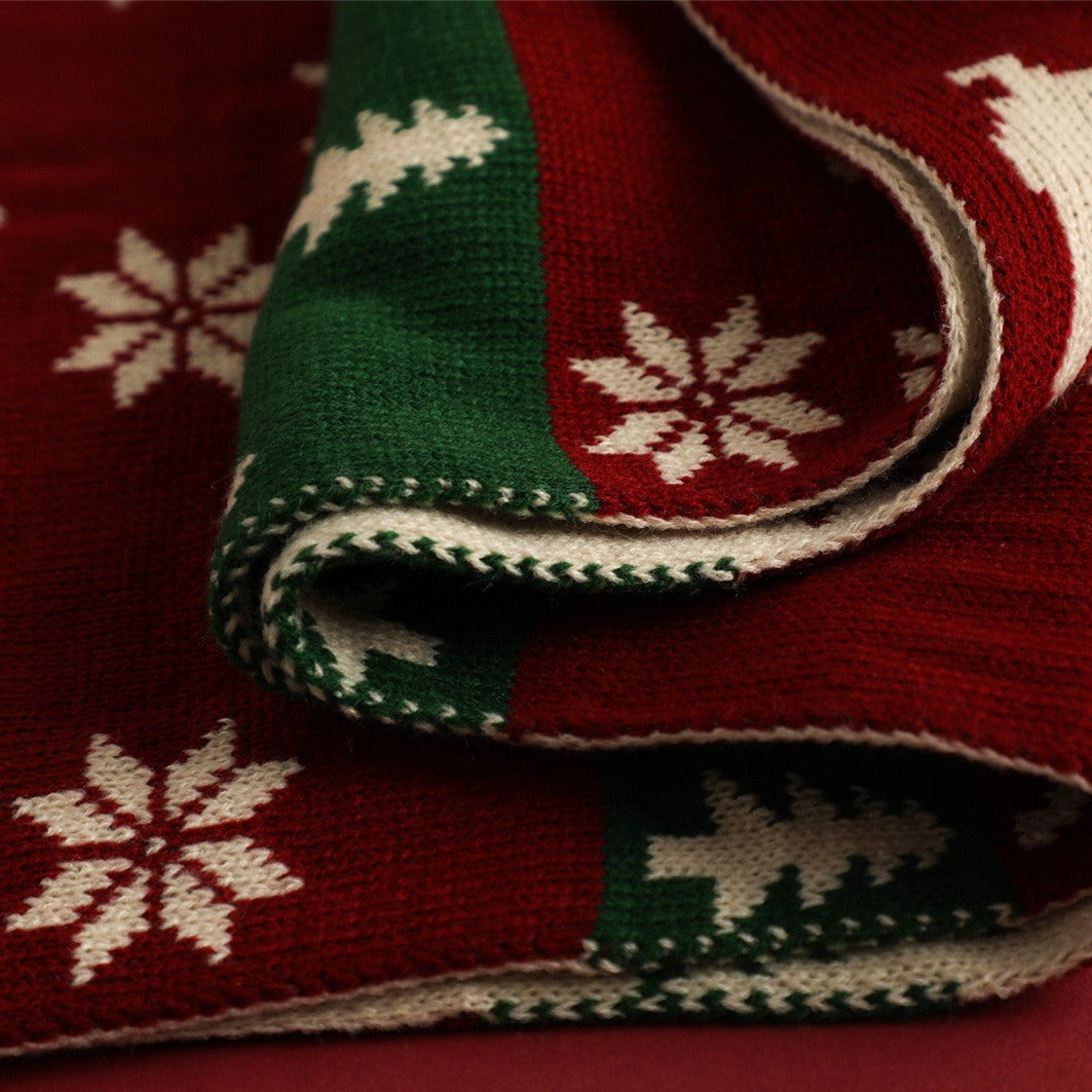 Cute Xmas Scarf for Girls