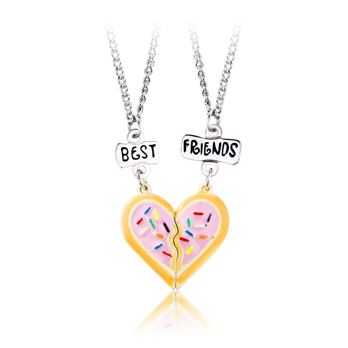 Connecting Hearts Necklaces Set for Best Friends