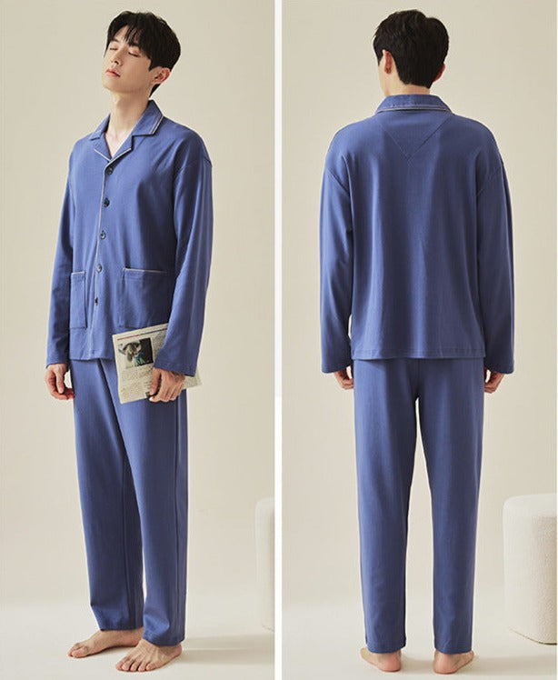 Matching Cotton Sleepwear Pjs Set for Couples