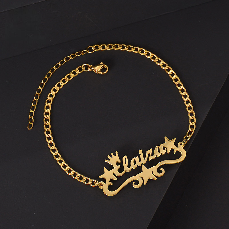 Stars Custom Name Bracelet