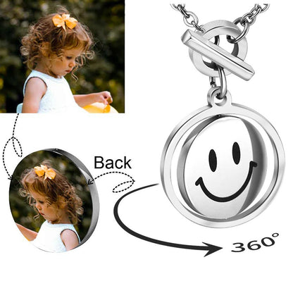 Personalized Photo Print Necklace for Her