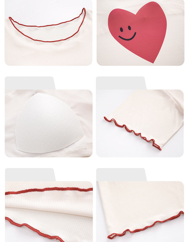 Gullei™ Loose Sleepwear with Builtin Bra Organic Cotton
