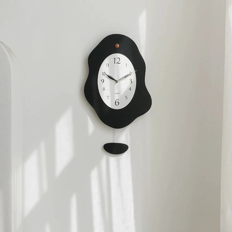 Odd Shaped Pendulum Analog Wall Clock
