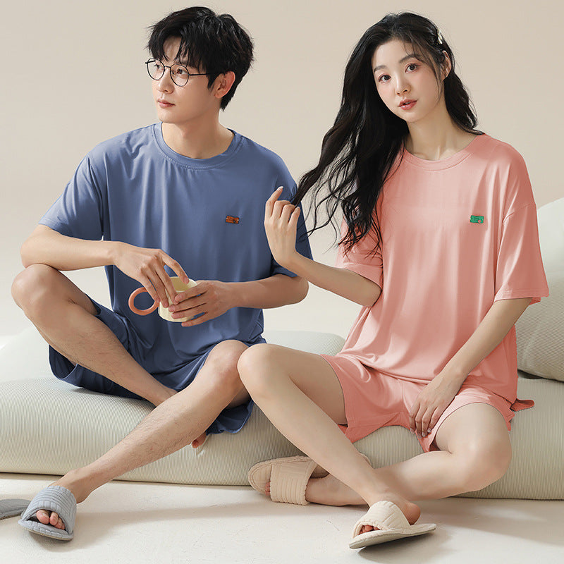 Gullei™ Couples Pajamas Set Short Sleeve Modal