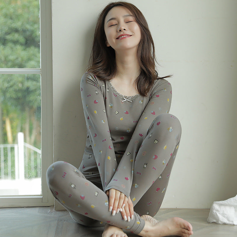 Cozy Thermal 2-Piece Pajamas Set