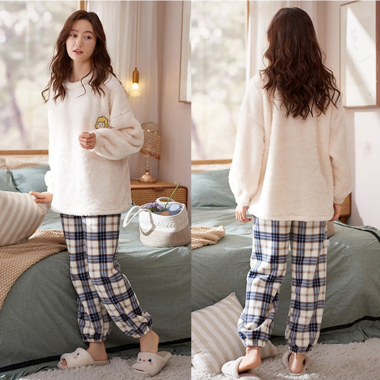 Matching Corel Fleece Pyjamas Set for Guys and Girls