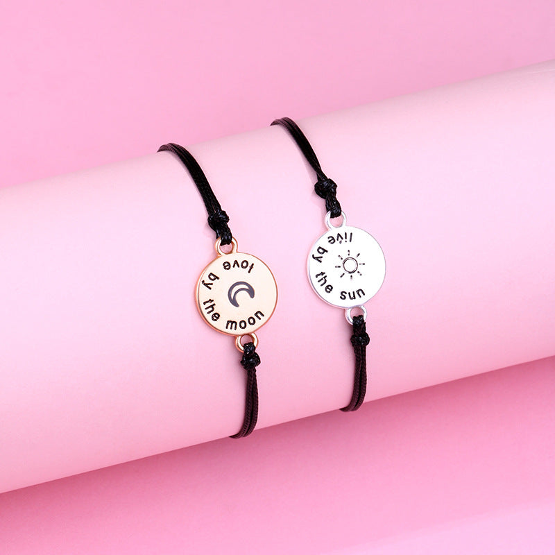 Sun and Moon Best Friends Bracelets Set for 2