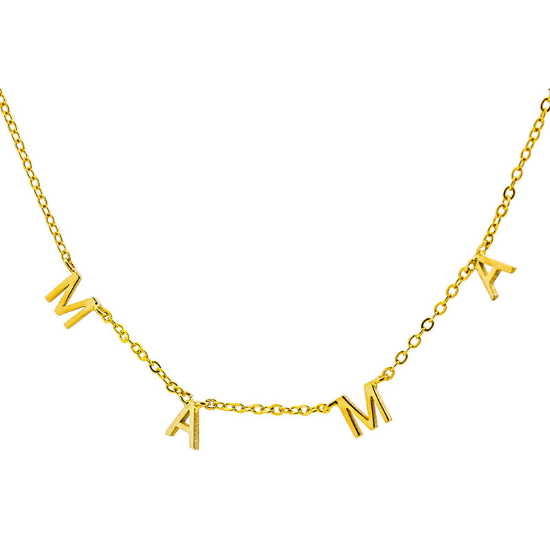Multiple Name Initial Necklace for Her