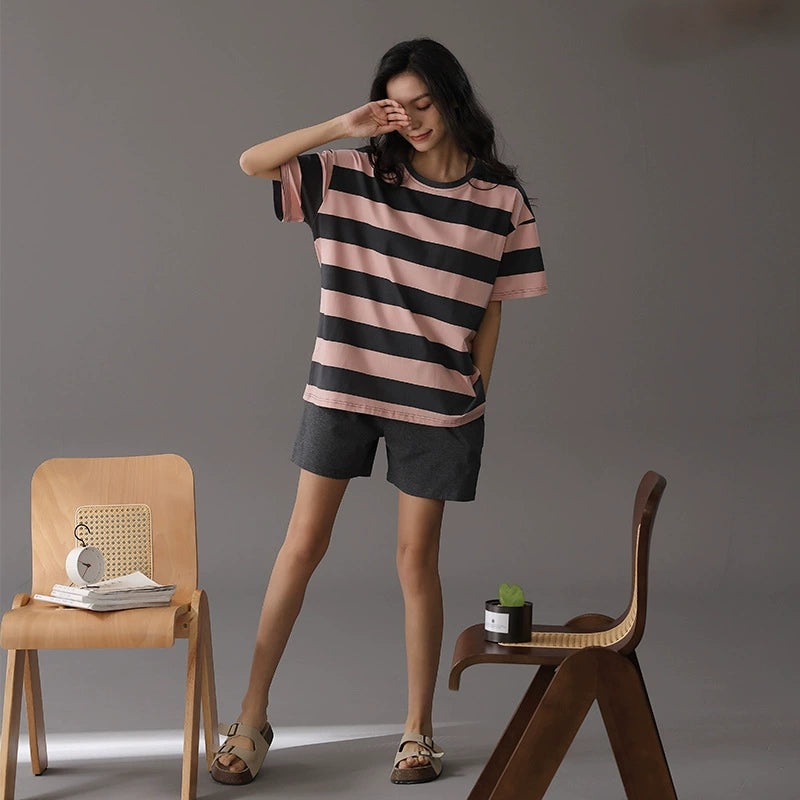 Gullei™ 3-Piece Stripes Pajamas Set Premium Cotton