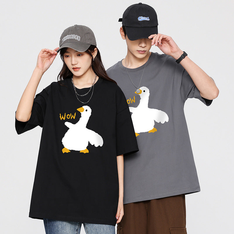 Matching Fashion Off Shoulder T-shirts Set for Couples