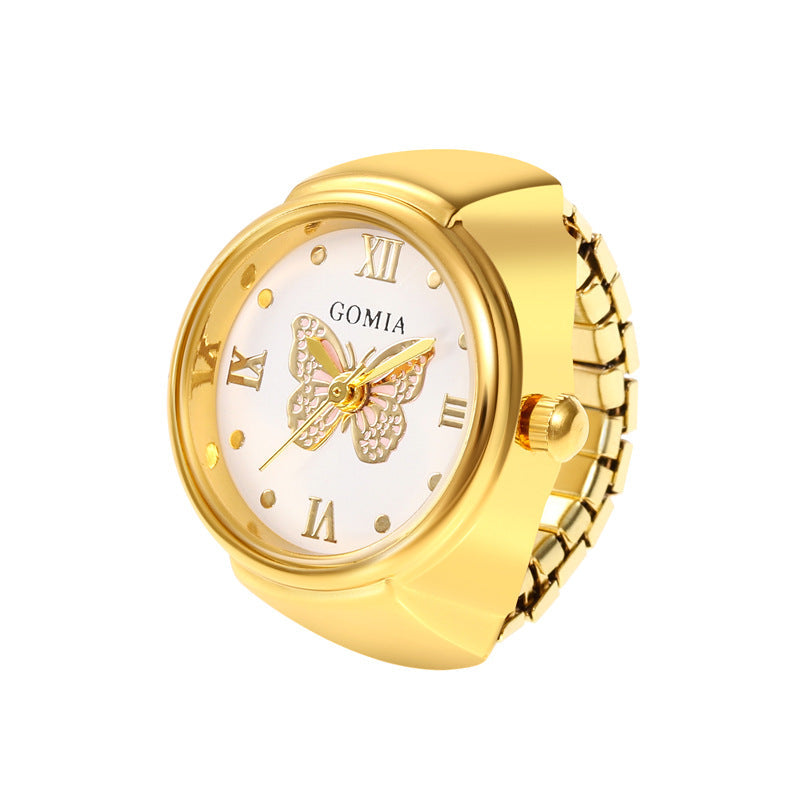 Gullei™ Butterfly Dial Fully Functional Watch Ring - Adjustable Size