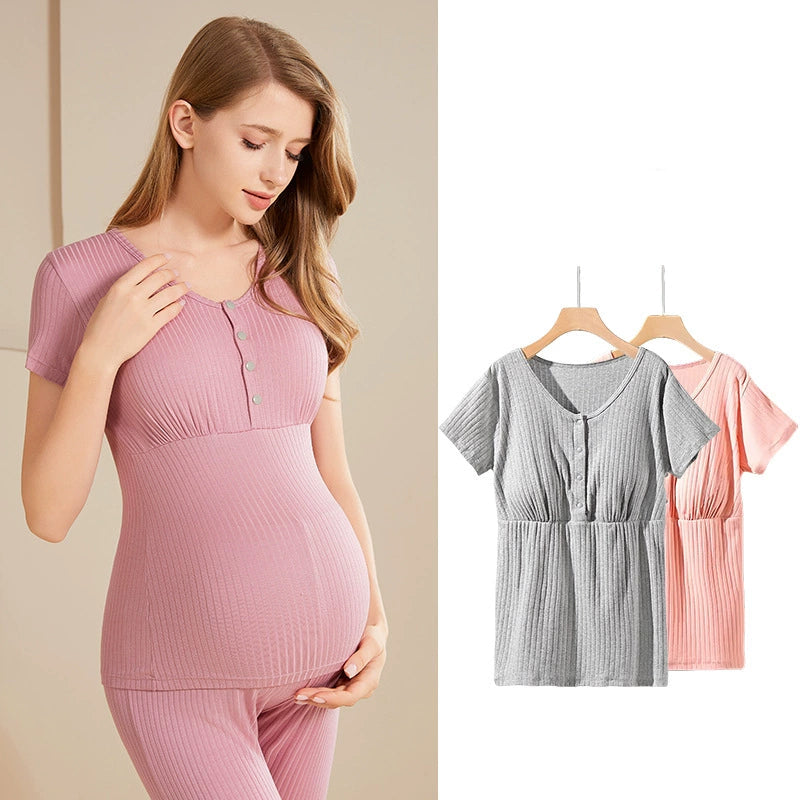 Modern Stretch Maternity Sleepwear Set