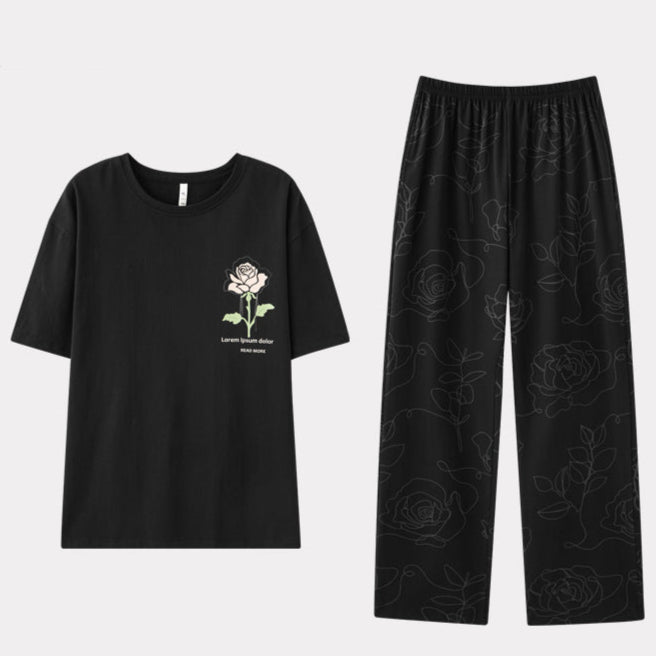 Premium Cotton 4-Piece PJs/Loungewear for Couples