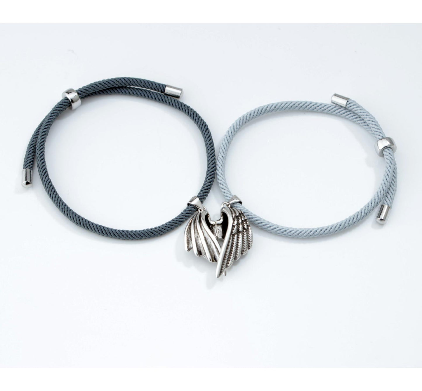 Angel Wings Couple Bracelets Set for 2