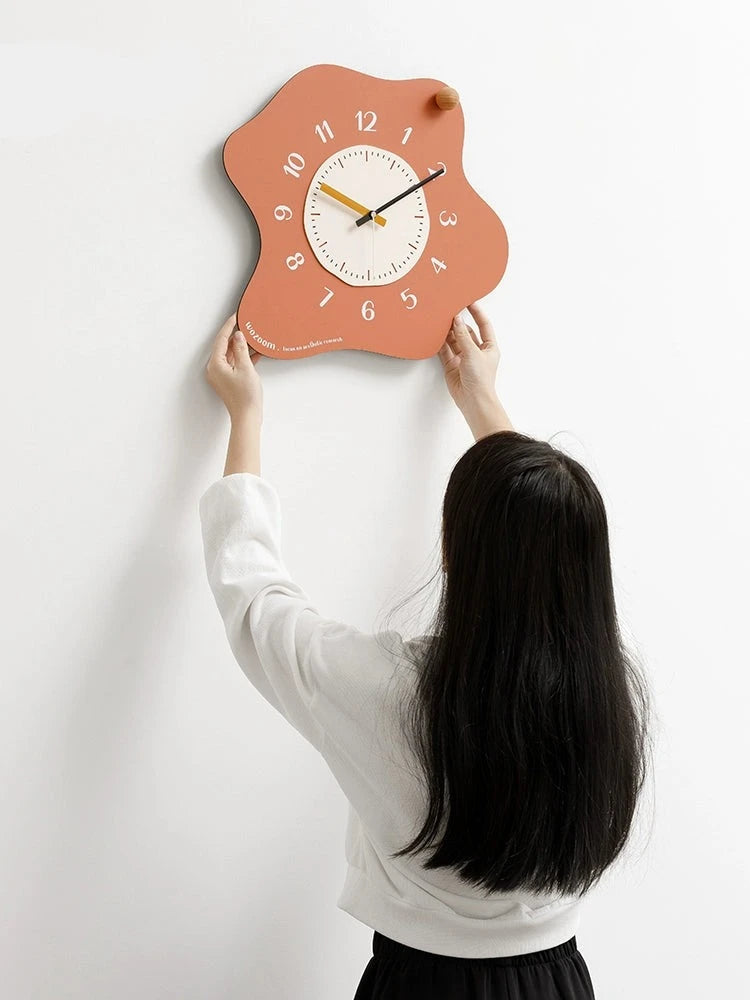 Irregular Shaped Unique Analog Silent Clock