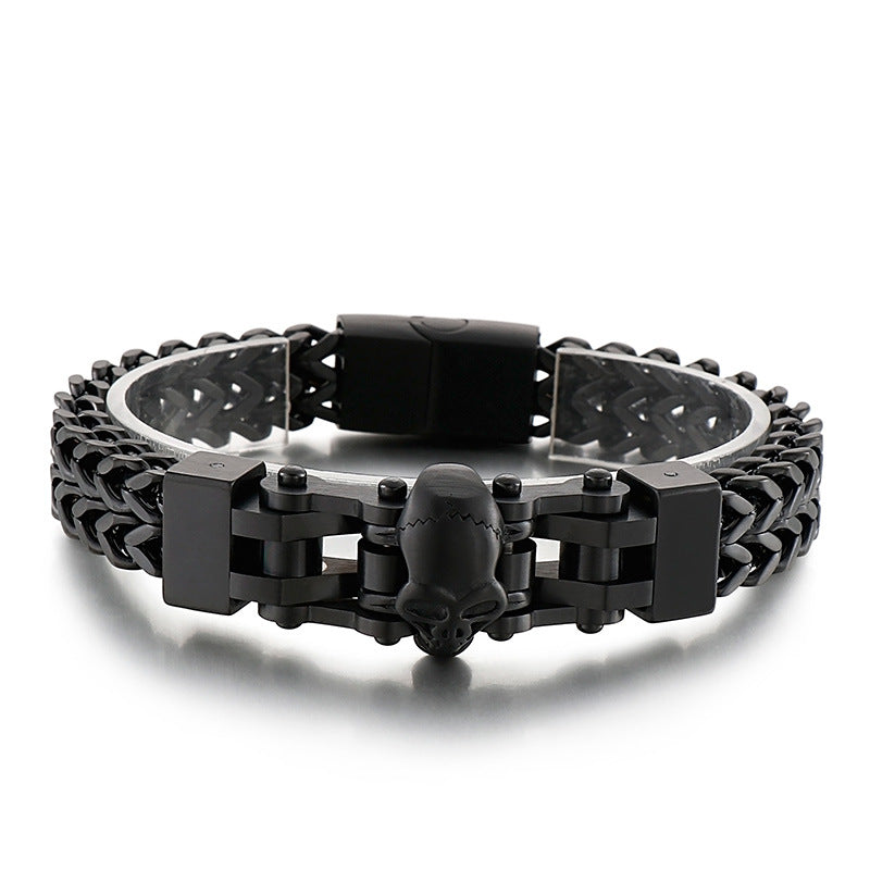 Custom Skull Hiphop Mens Fashion Bracelet 22cm