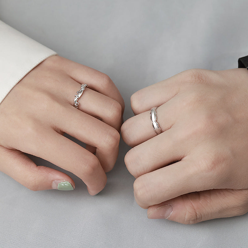 Engraved Promise Wedding Bands for Couples