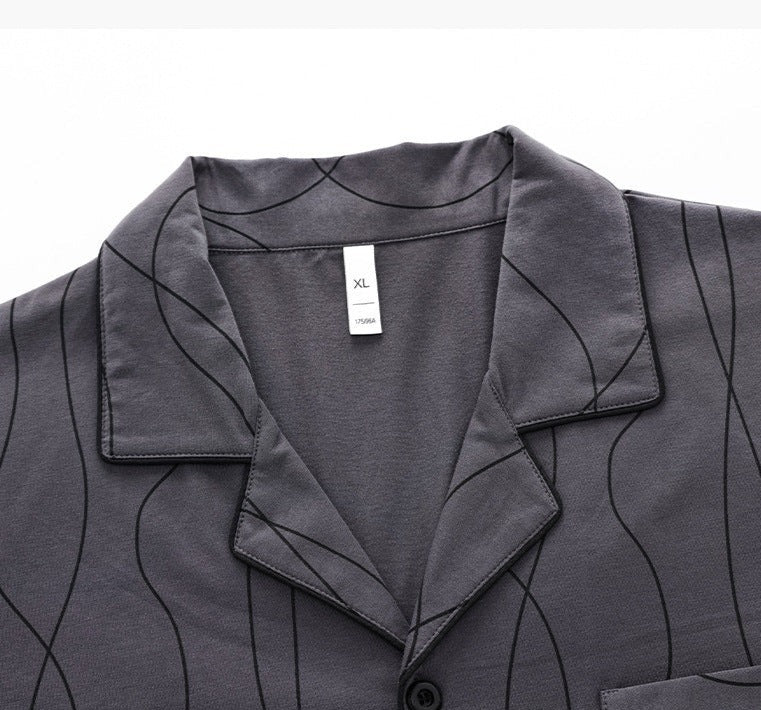 Pure Cotton Pajamas Loungewear Set for Couples