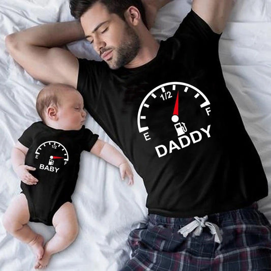 Daddy Baby Matching Fun Tshirts Set