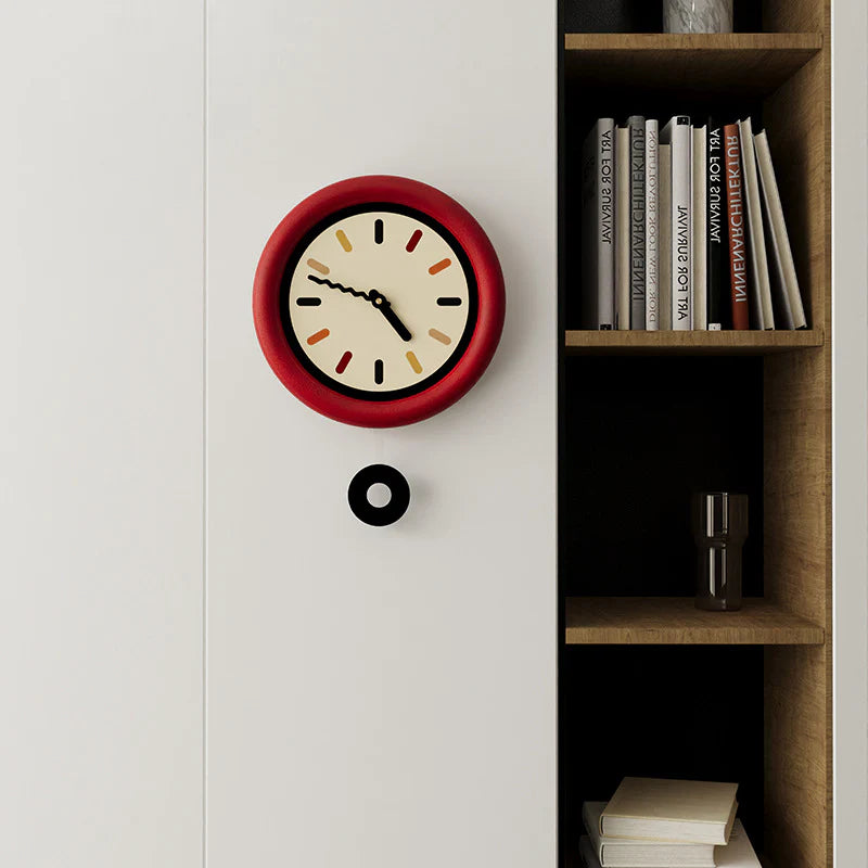 3D Pendulum Silent Wall Clock — 35×35 cm (Acrylic)