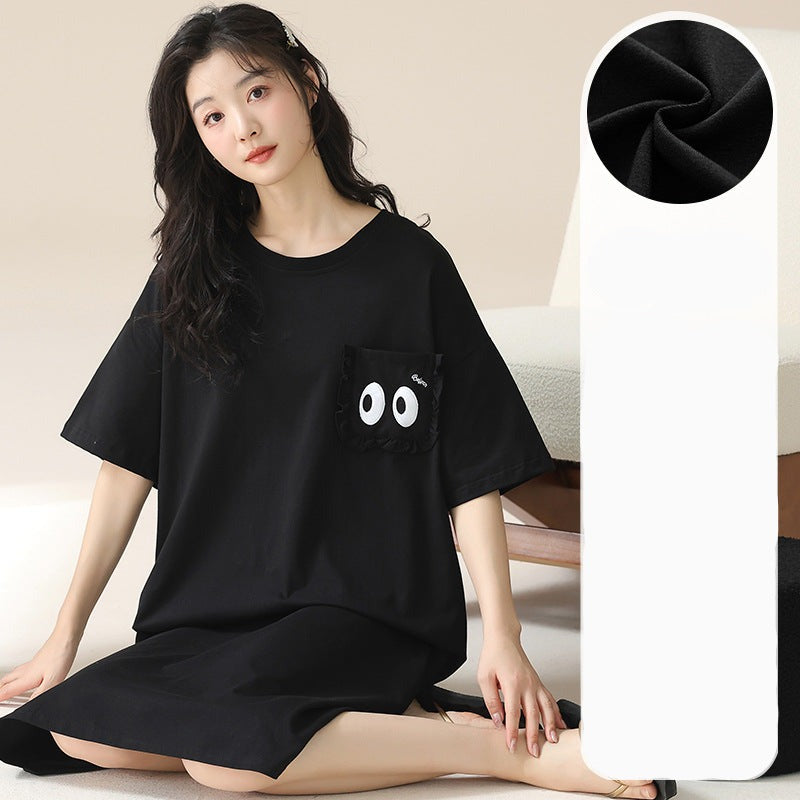 Cute One-Piece Sleepwear for Women - Pure Cotton