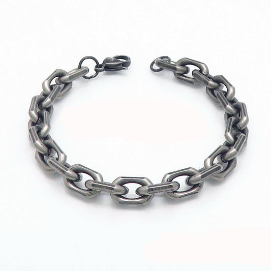 Mens Chunky Link Chain Bracelet 20cm