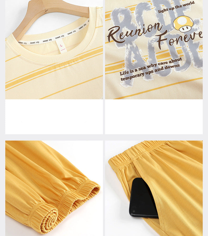 4-Piece His Hers PJs/Loungewear Set