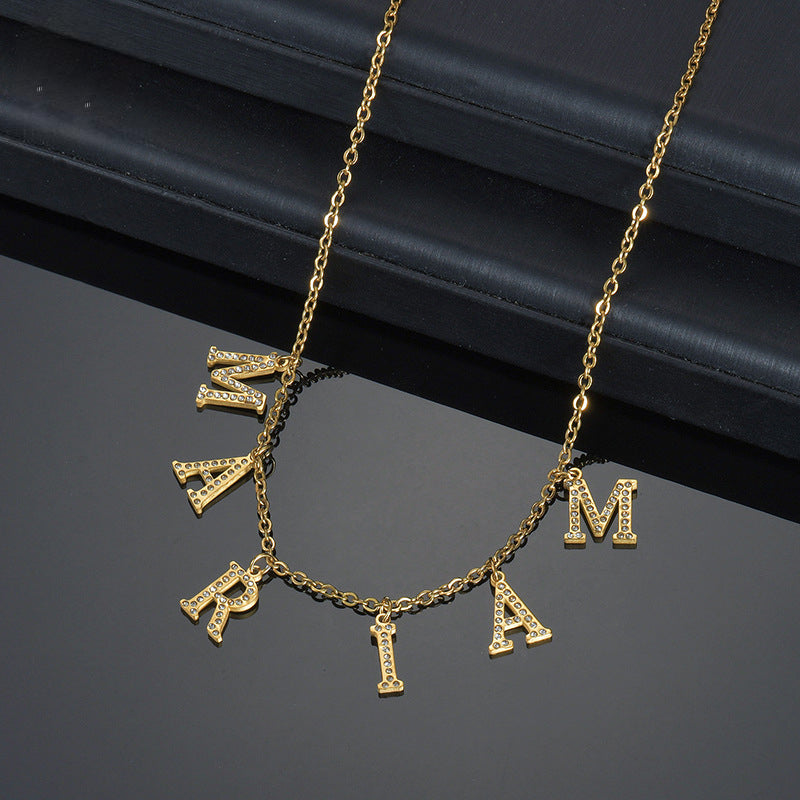 Personalized Name Letters Necklace