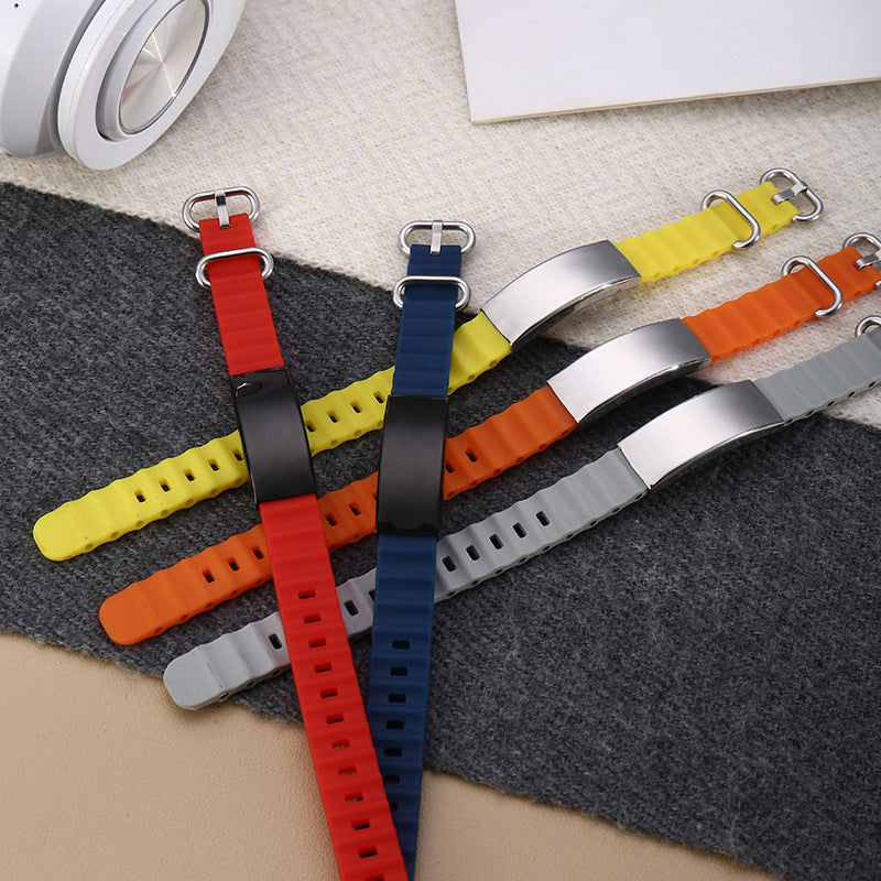 Engravable Sports Bracelet for Men Silicone
