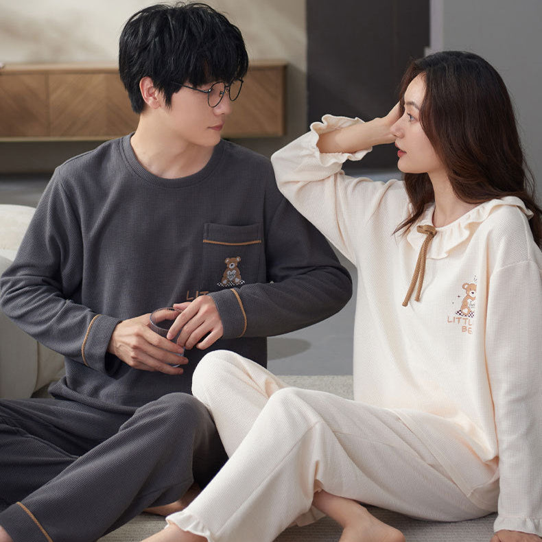 Little Bear Love: Fashion Loungewear Couple Pajamas