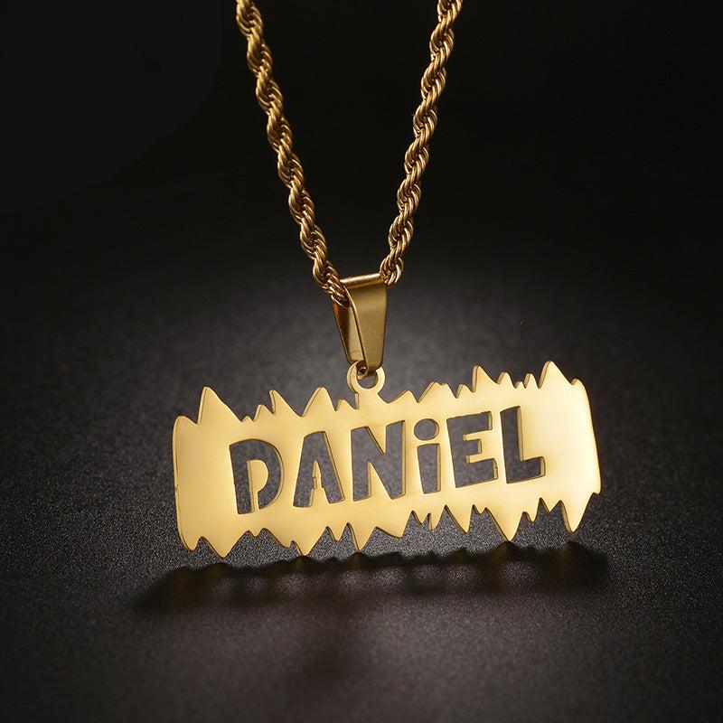 Hiphop Style Personalized Name Necklace