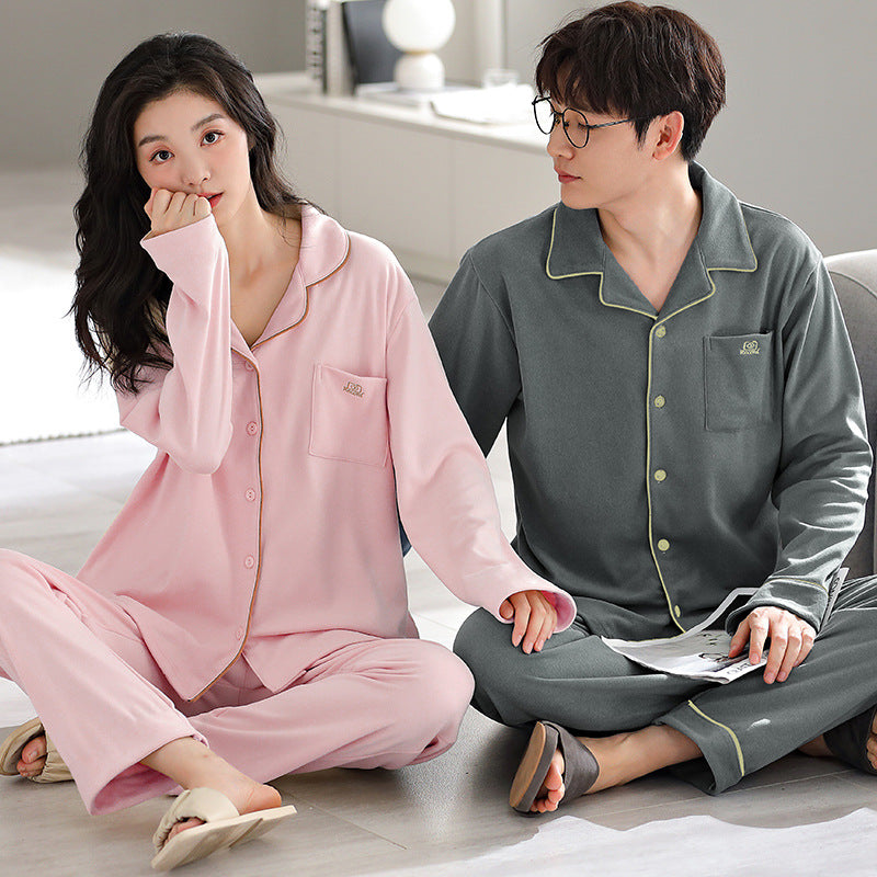 Matching Soft Pajamas Set for Couples