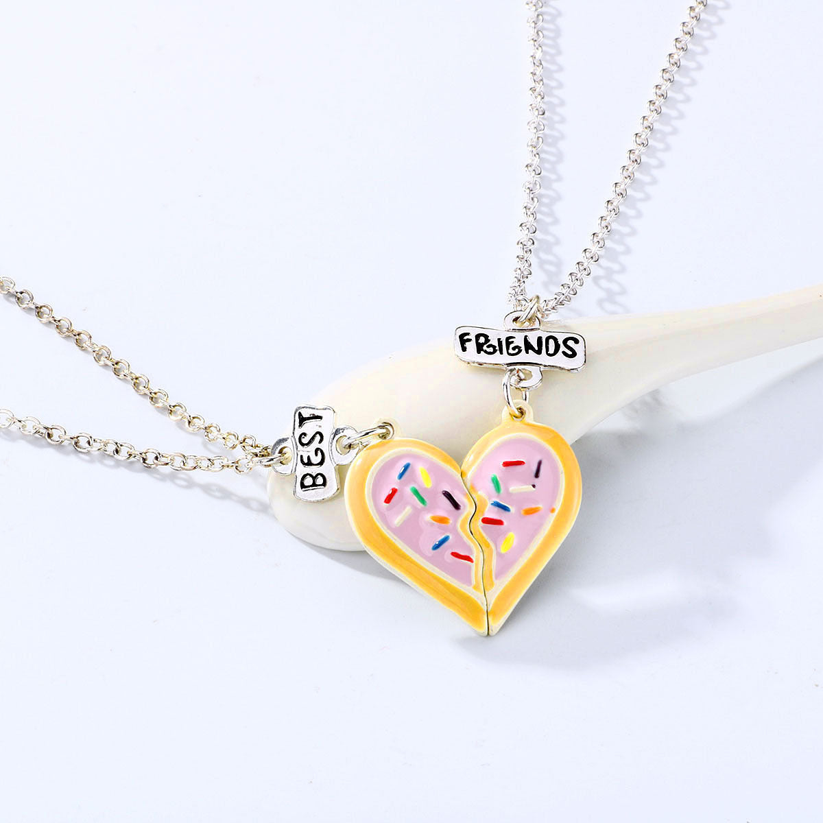 Connecting Hearts Necklaces Set for Best Friends