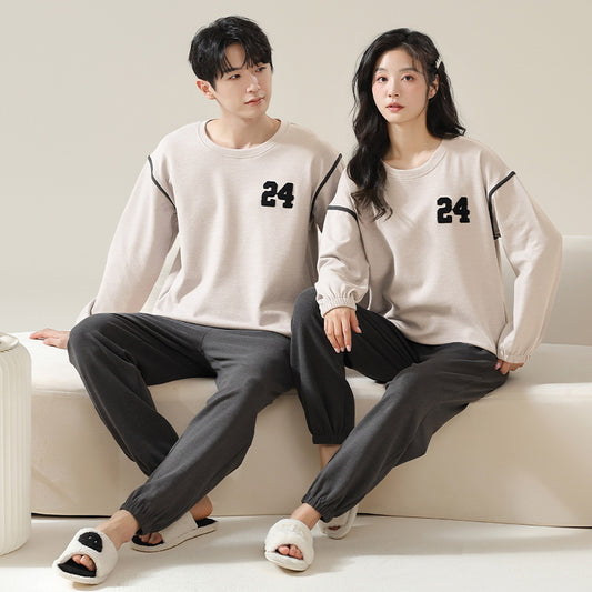 Matching Breathable Pajamas Set for Couples
