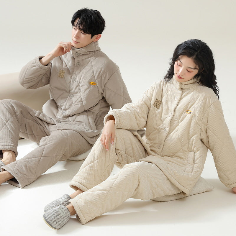 Winter Loungewear PJs for Couples 100% Flannel