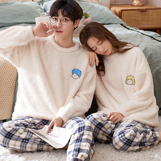 Matching Corel Fleece Pyjamas Set for Guys and Girls