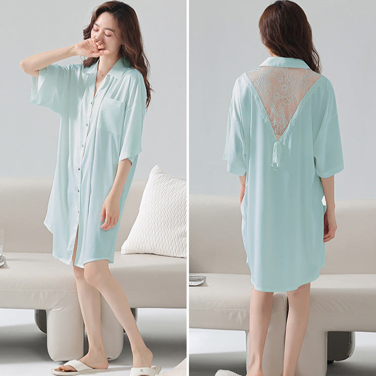 Gullei™ Stylish Long Shirt PJs 100% Organic Cotton