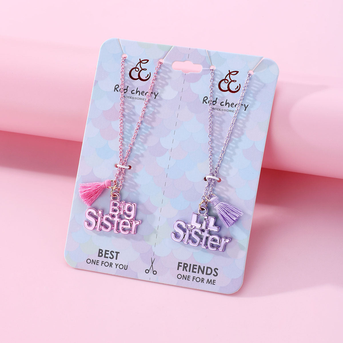 Big Sister Little Sister Matching Necklaces Gift