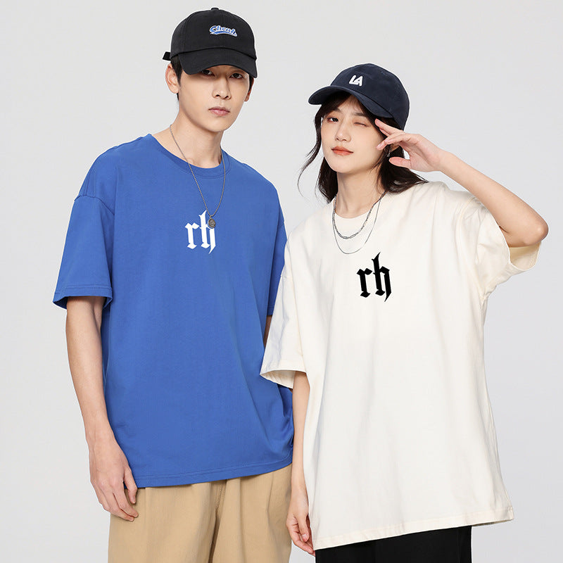 Matching Off Shoulder T-shirts Set for Couples