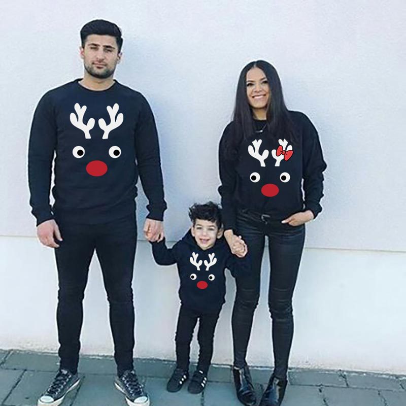 Family Matching Xmas Holiday Sweatshirts Set of 3