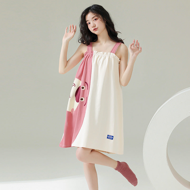 Couple Matching Bear Summer Pajamas Set