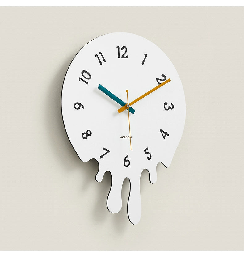 Minimalist Analog Silent Melting Wall Clock